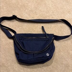 lululemon athletica Navy Crossbody Belt Bag